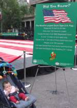 duct tape flag sign