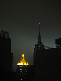 Empire State Building, dark